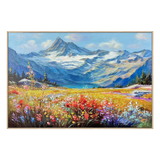 Alpine Bloom Landscape Oil Painting #RIX1 (448)