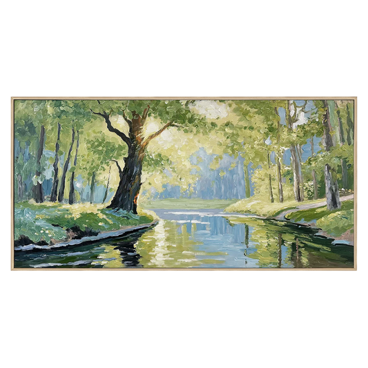 Golden Grove Riverlight Landscape Painting