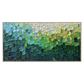 Emerald Mosaic Textured Abstract Painting #RIS2 (314)