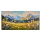 Alpine Bloom Landscape Painting #REX2 (471)