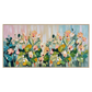 Blush Meadow Floral Impasto Oil Painting