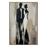 Timeless Grace Elegant Abstract Couple Painting #PH0105£¨4£©