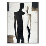 Dual Essence Abstract Couple Painting #RIX1 (309)