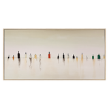 Silent Figures Minimalist Art Painting