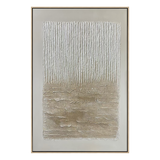 Neutral Cascade Wabi Sabi Canvas Art