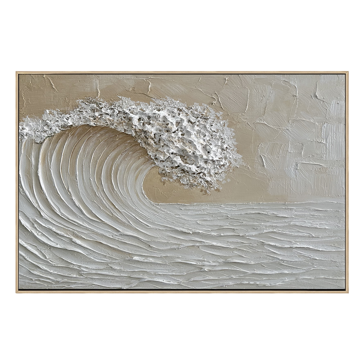 3D Textured Wave Painting