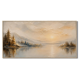 Amber Hush Lake Landscape Painting