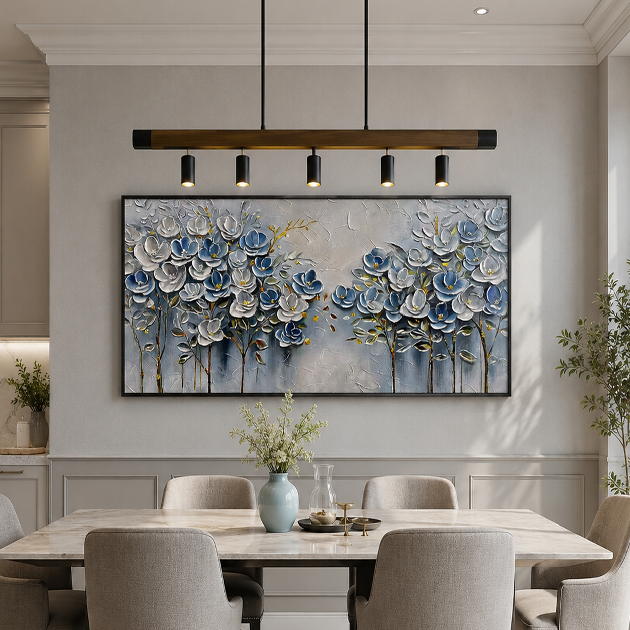 Textured Floral Painting