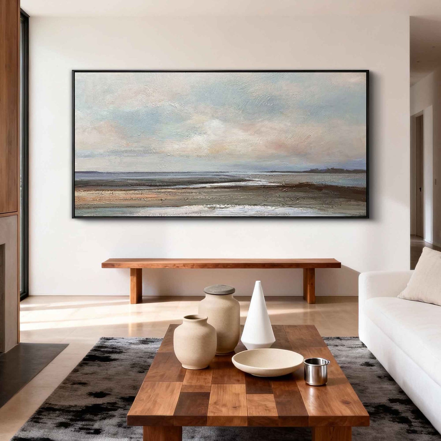 Soft Sky Coastal Painting