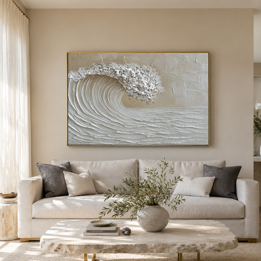 3D Textured Wave Painting #ART08