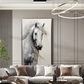 Ethereal White Stallion Painting