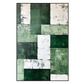 Verdant Geometry Abstract Painting