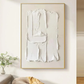 White Abstract Textured Painting