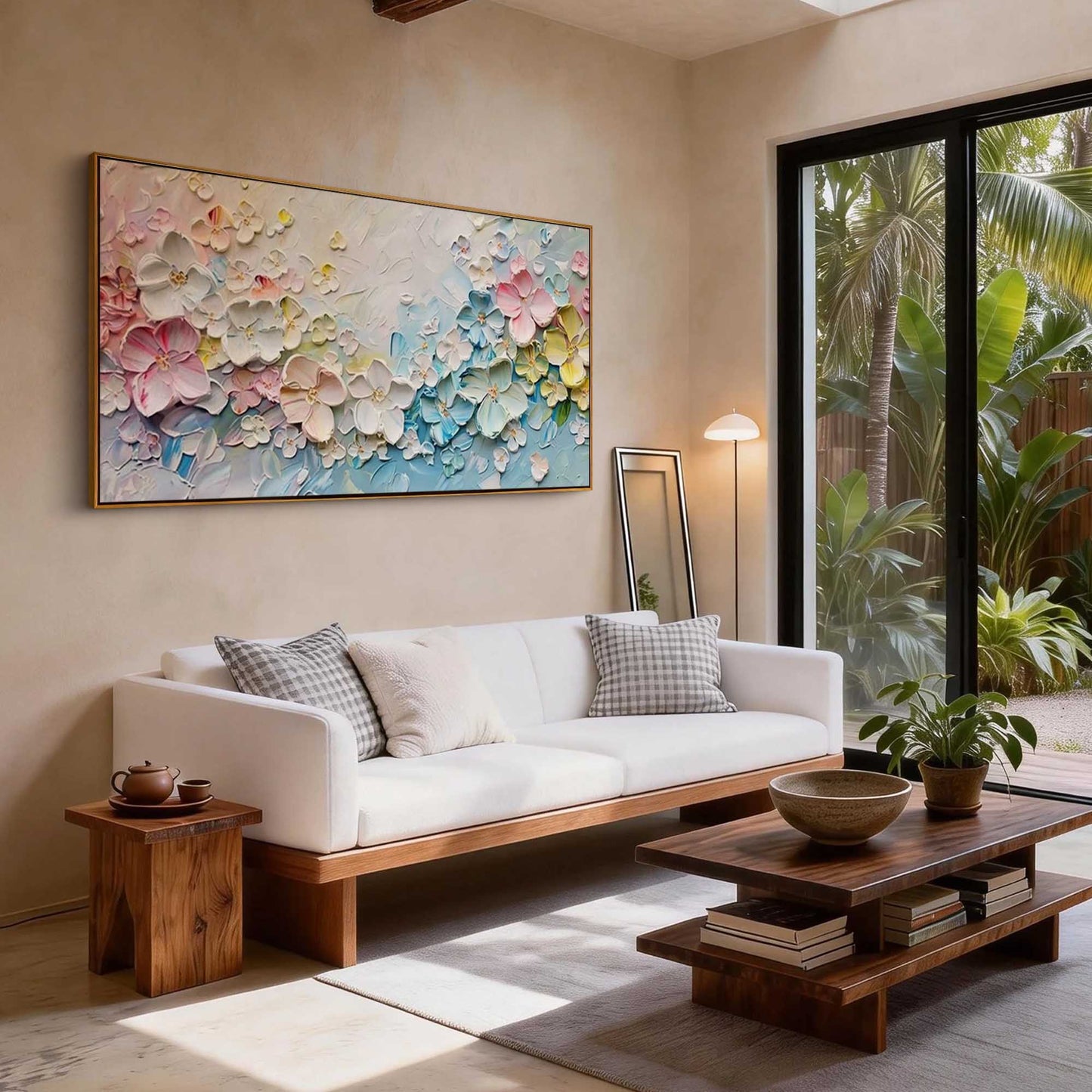 Pastel Bloom Floral Painting