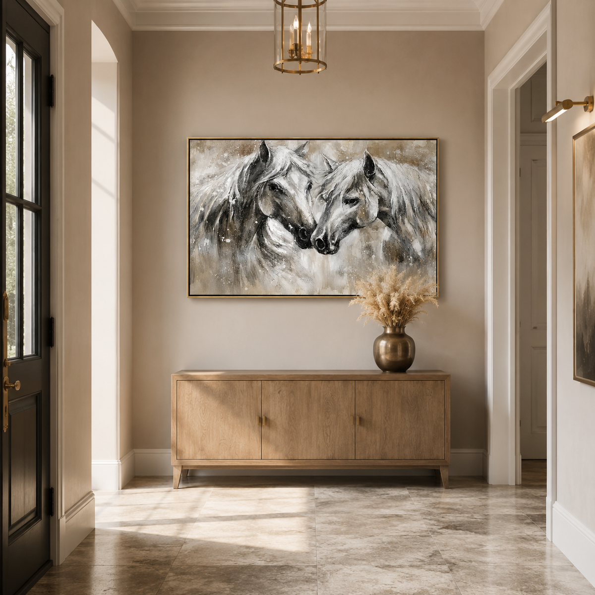 Soul Bond Horse Abstract Painting