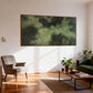 Emerald Moss Textured Abstract Canvas Art