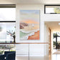 Sunset Coral-Sand Seascape Painting