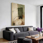 Mossy Earth Abstract Canvas Art