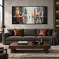 Abstract Cityscape Painting