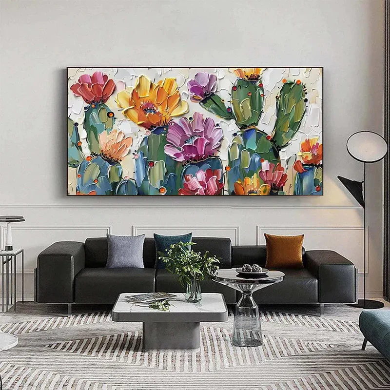 Colorful Desert Flower Painting