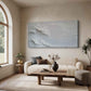 Serene Wave 3D Textured Canvas Art