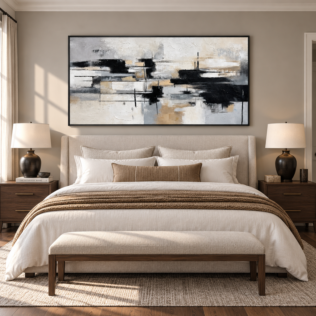 Silent Balance Neutral Abstract Painting