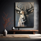 Majestic Stag Portrait Painting