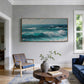 Aqua Tide Textured Seascape