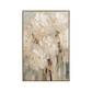 Ivory Bloom Impasto Flower Canvas Art