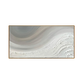 Soft Gray Wave Abstract Painting