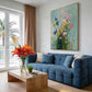 Wildflower Breeze Impasto Floral Oil Painting