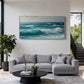 Aqua Tide Textured Seascape