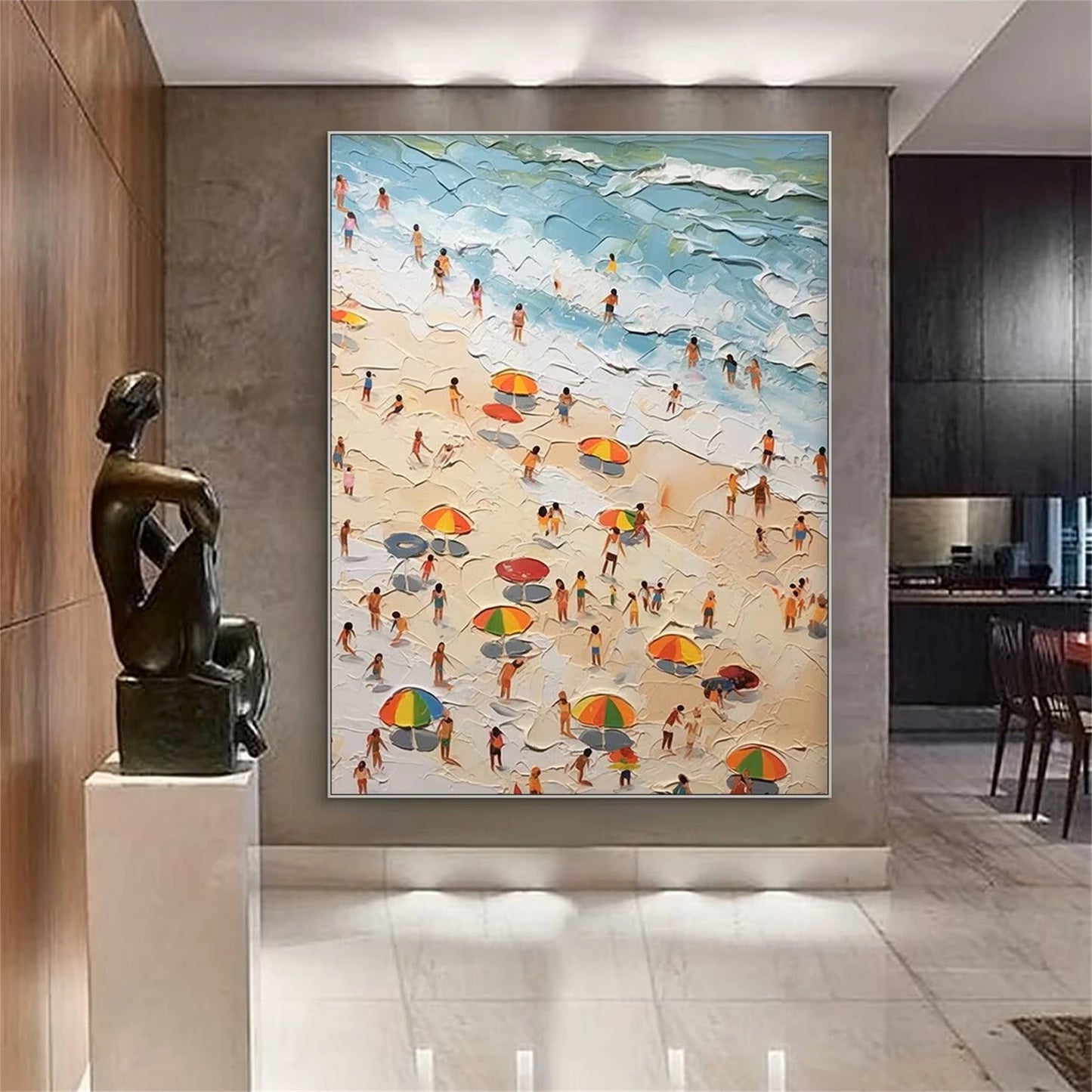Ocean Breeze-Summer Beach Painting