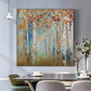 Autumn Birch Forest Oil Painting