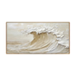 Ivory Tide Sculptural Wave