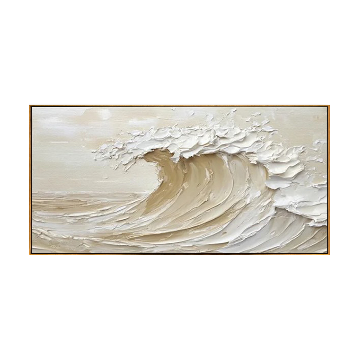 Ivory Tide Sculptural Wave