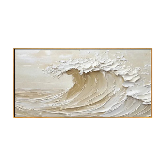 Ivory Tide Sculptural Wave