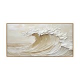 Ivory Tide Sculptural Wave