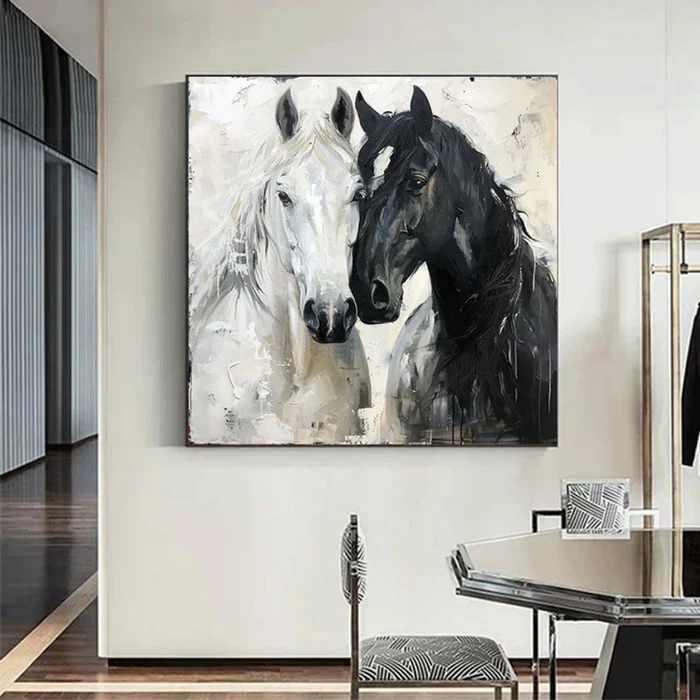 Harmony of Strength Horse Painting