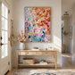 Sunlit Petals Abstract Painting