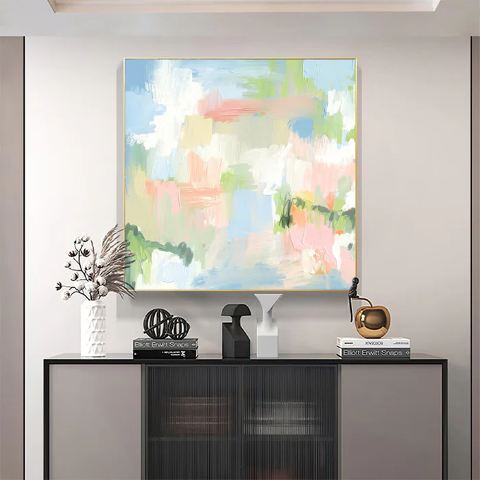 Spring Whispers Abstract Painting