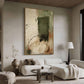 Mossy Earth Abstract Canvas Art