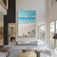 Emerald Tide-Green Seascape Painting