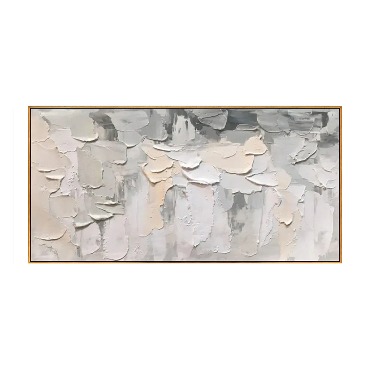 Frosted Plaster Harmony Abstract