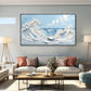 Ocean Impact-3D Textured Wave Painting