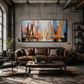 Abstract City Lights Painting