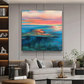 Sunset Horizon Abstract Painting