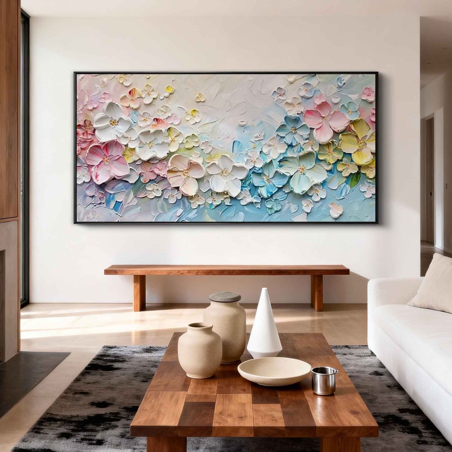 Pastel Bloom Floral Painting