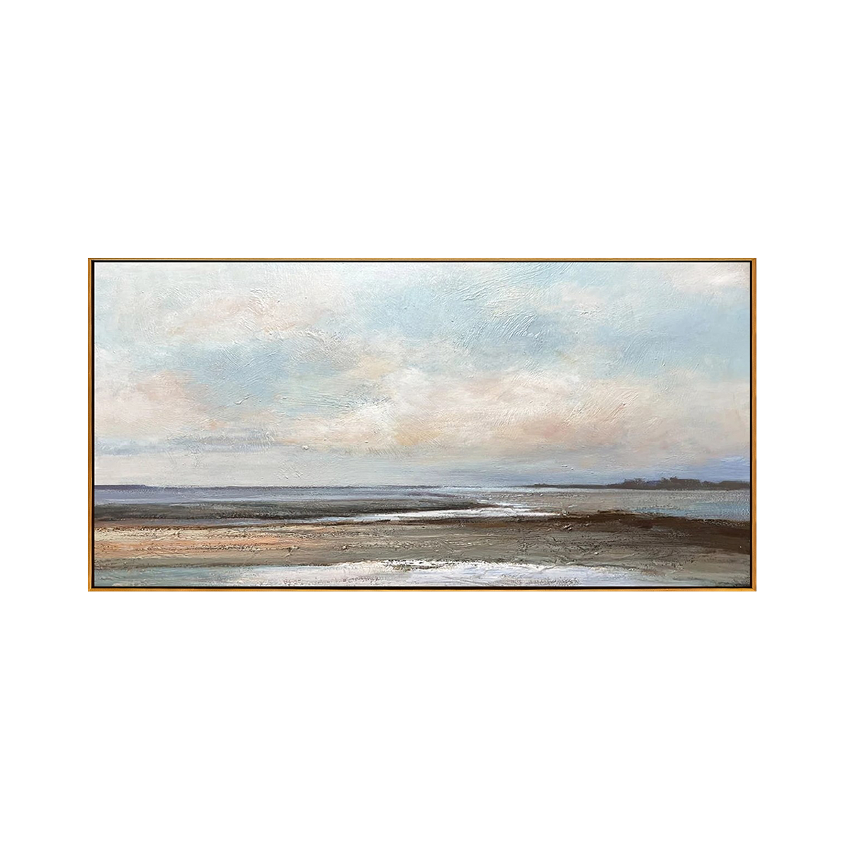 Soft Sky Coastal Painting