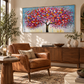 Colorful Tree Textured Painting